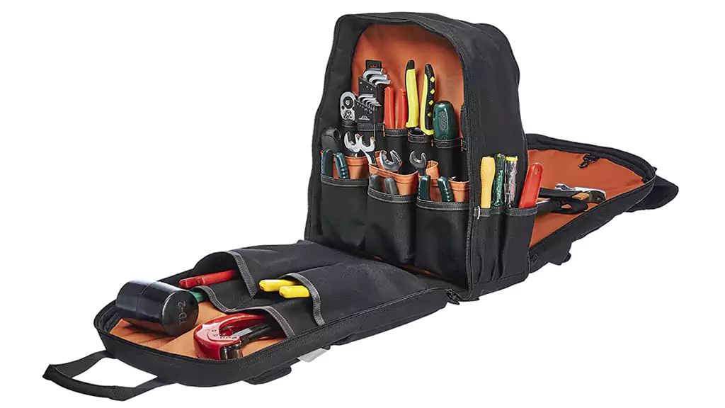Amazon Basics Durable, Padded Tool Bag Backpack