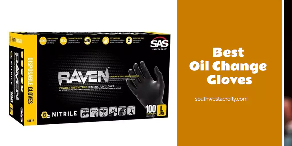 SAS Safety 66519 Raven Powder-Free Nitrile Disposable Glove,