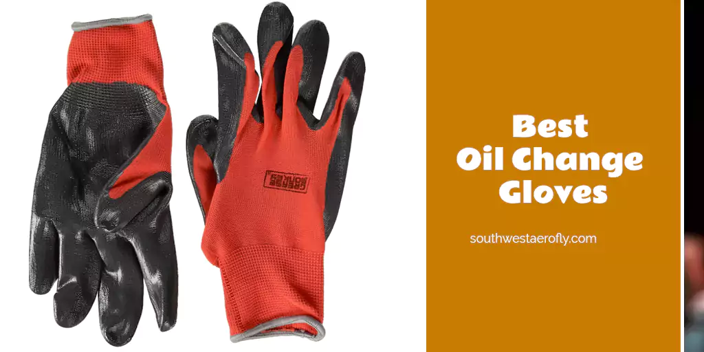 Best Oil Change Gloves Grease Monkey General Nitrile Coated Work Gloves