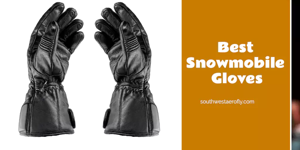 Typhoon Helmets Leather Snowmobile Gloves